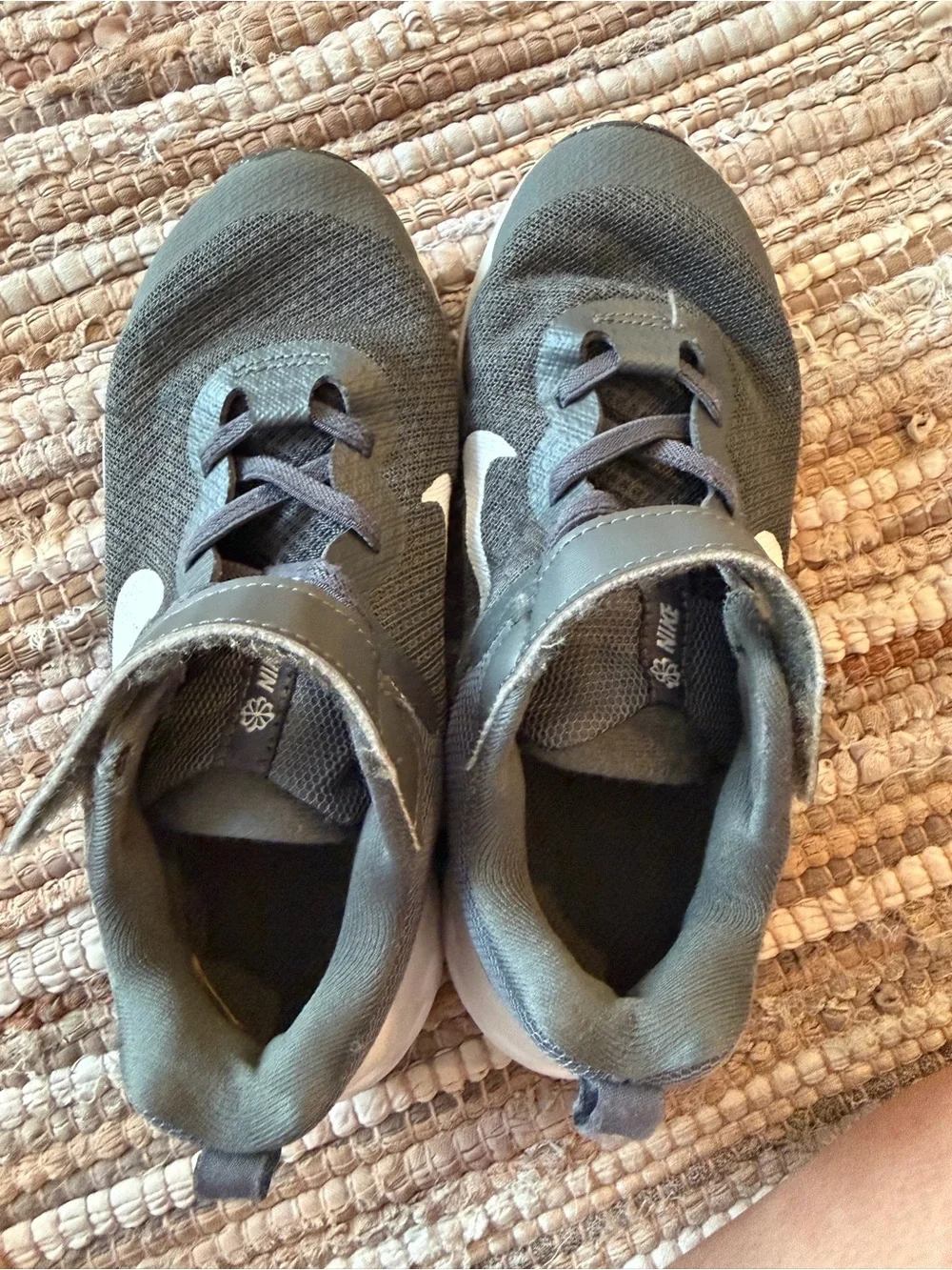 Nike Revolution 6 Gray Running Shoes Kids Size 1Y
